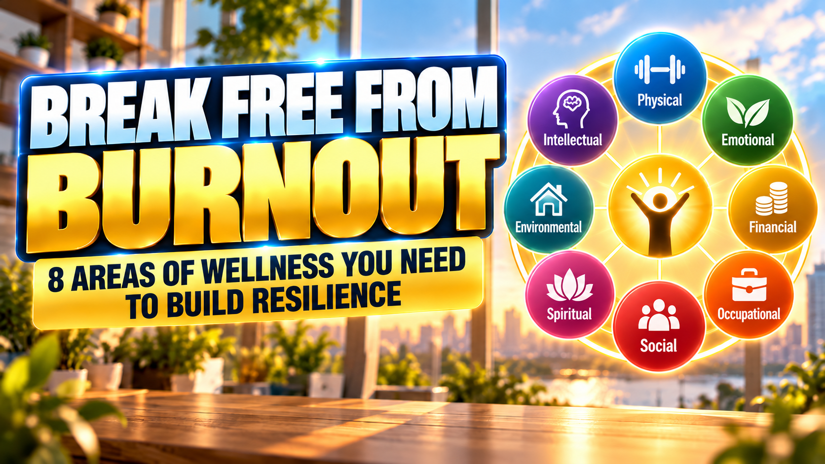 Break Free from Burnout: Understanding the Eight Areas of Human Wellness and Resilience