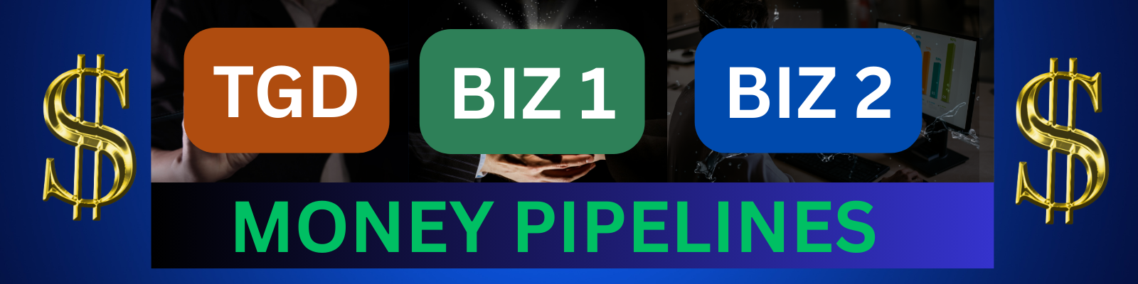 MONEY PIPELINES! Our top tier with exclusive technology, premium content, and TGD-customized exclusive Money Pipelines!