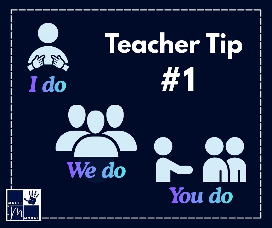 🌟 Teacher Tip #1: I Do, We Do, You Do 🌟