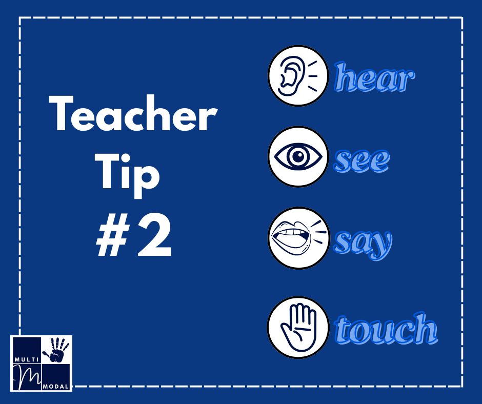 🌟 Teacher Tip #2: Hear, See & Say = Learning Success 🌟
